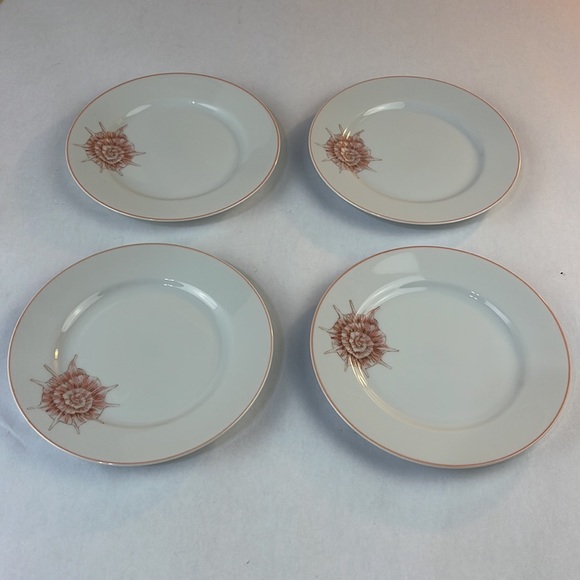 Fitz and Floyd “Coquille” 6 1/2” Bread/Dessert Plate (set of 4) - Picture 9 of 13